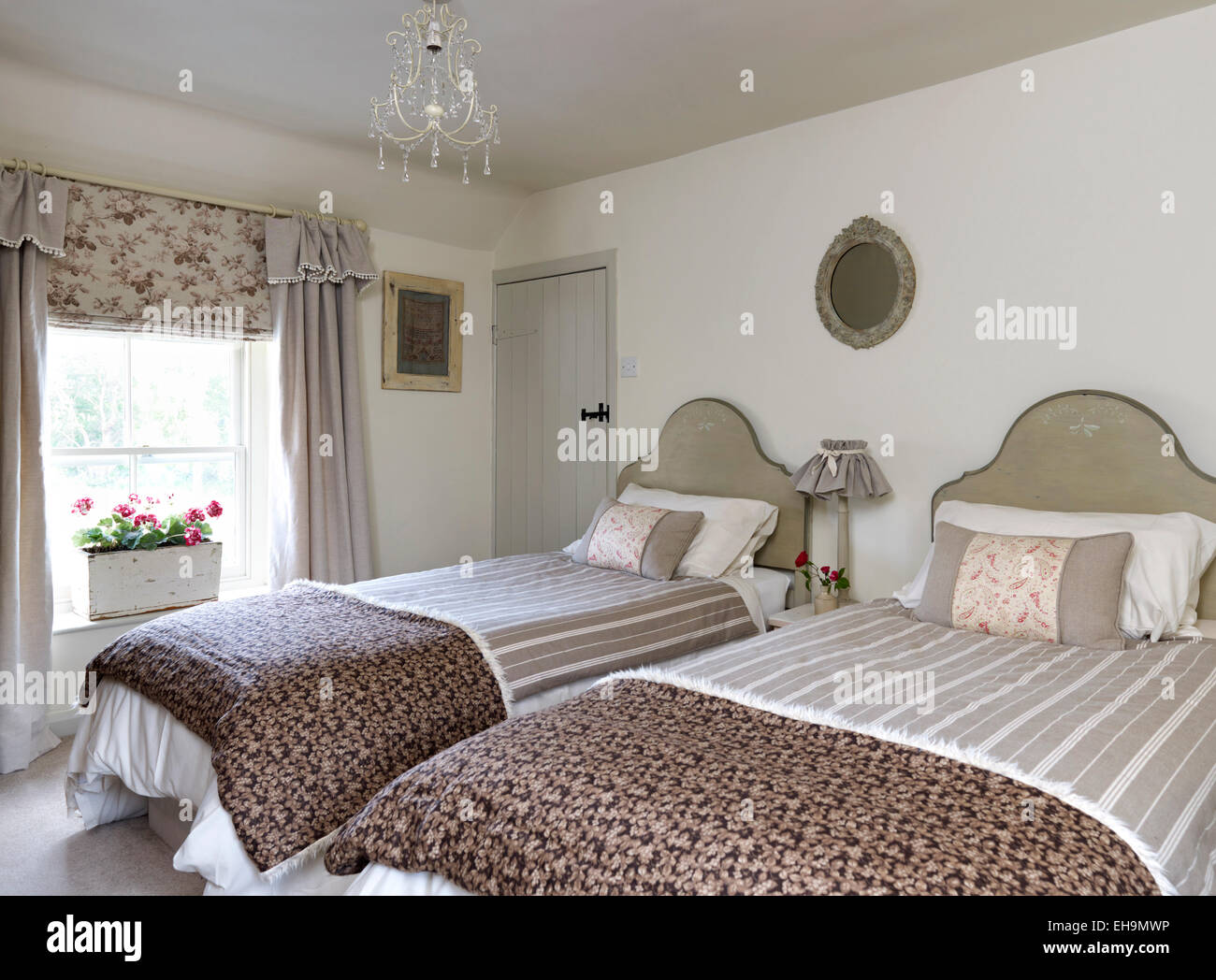 Bedroom With Single And Double Beds Residential House Belper