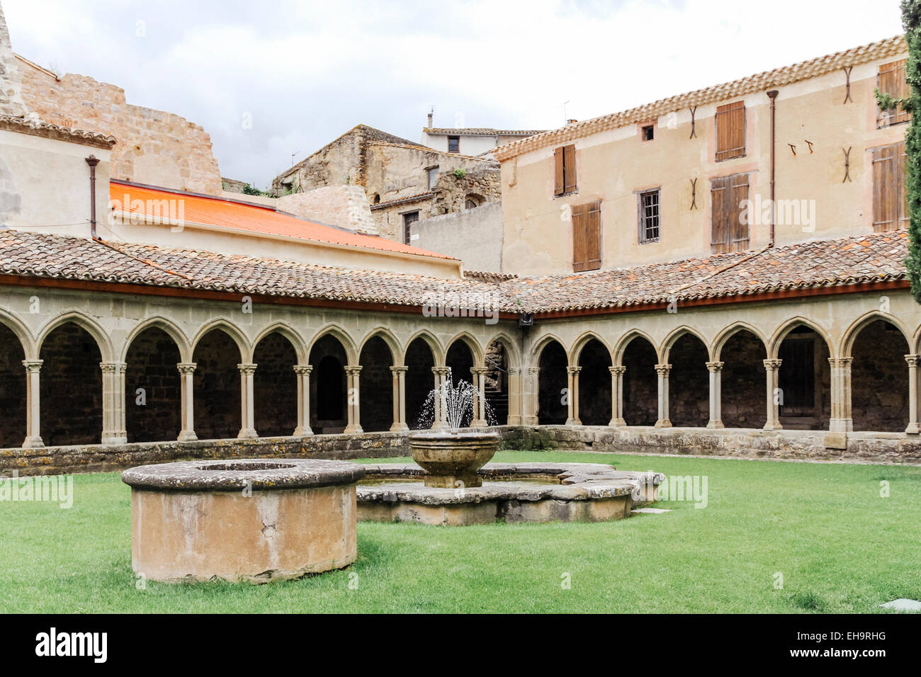 Cloisters of Benedictine Abbey of SaintHilaire, SaintHilaire, Aude