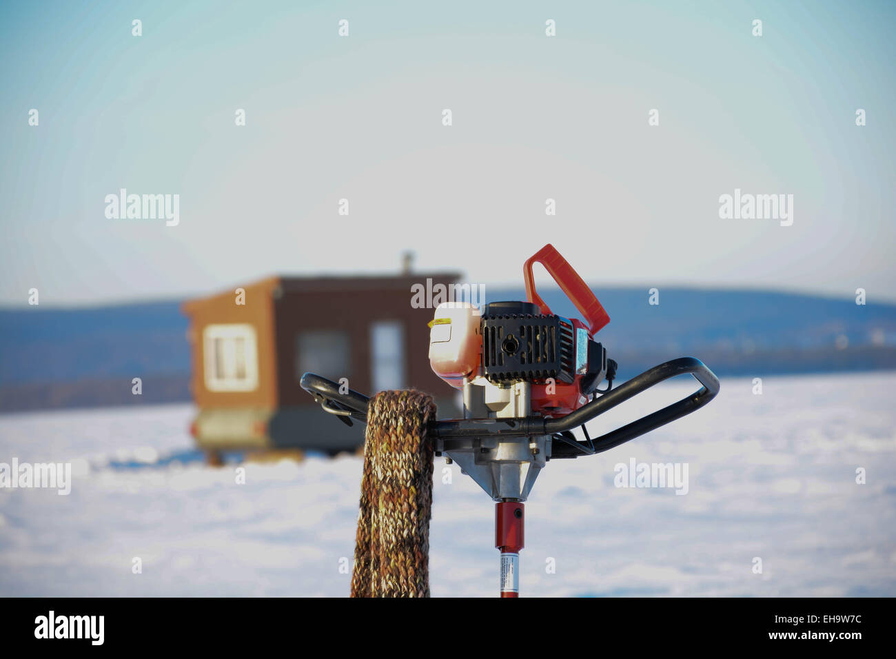 Ice fishing auger hi-res stock photography and images - Alamy