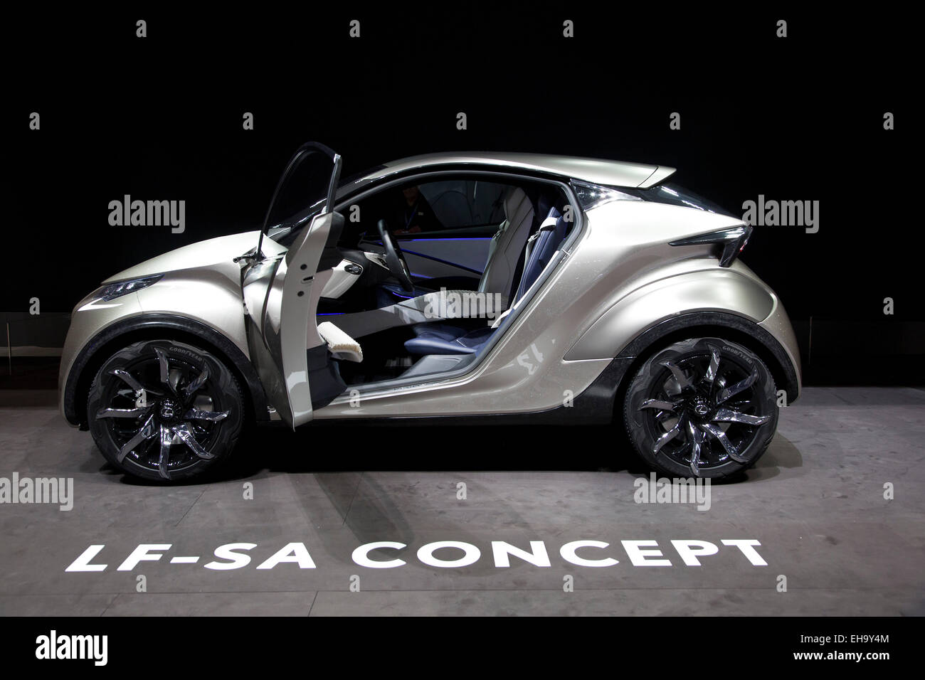 Lexus LF-SA concept at the Geneva motor show 2015 Stock Photo