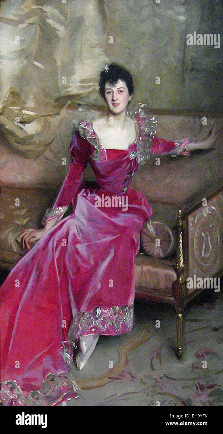 John Singer Sargent  Mrs. Hugh Hammersley Stock Photo