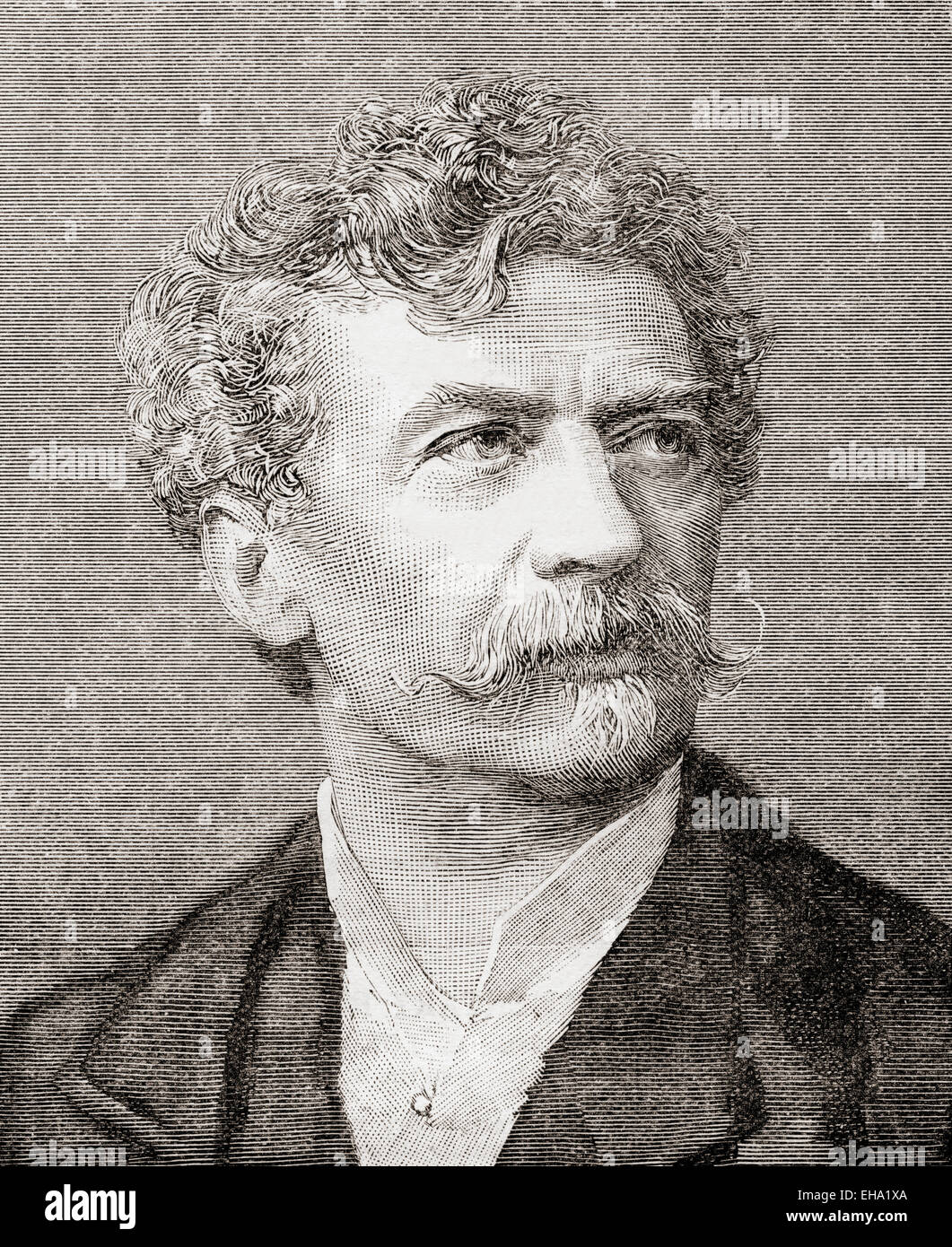 Sir Joseph Edgar Boehm, 1st Baronet, 1834 –  1890.  Medallist and sculptor. Stock Photo