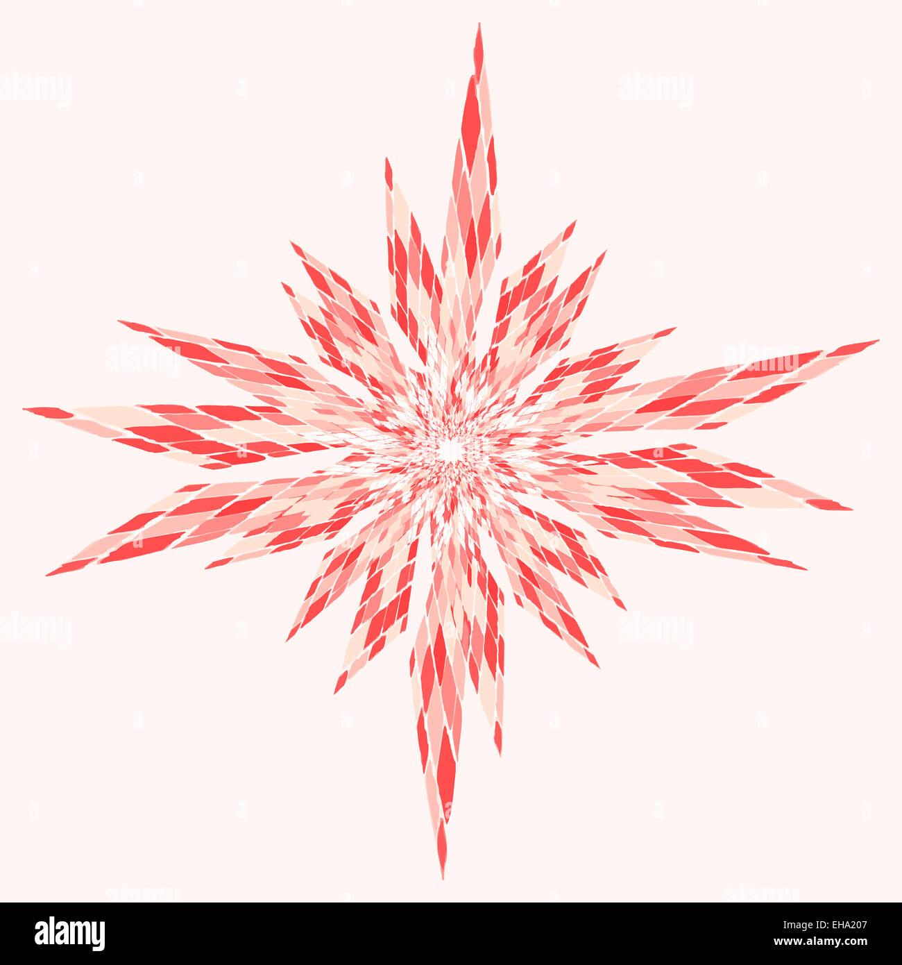Snowflake Abstract Pink Stock Photo - Alamy
