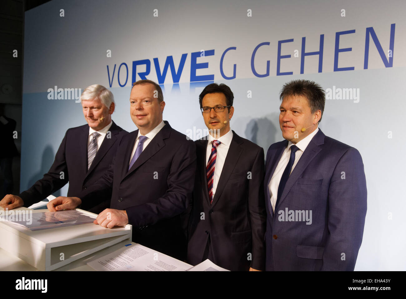 Essen, Germany. 10th March, 2015. Annual news conference RWE AG, Essen ...