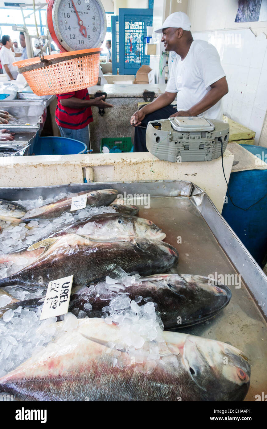 Seafood market in Panama City Panama Stock Photo Alamy