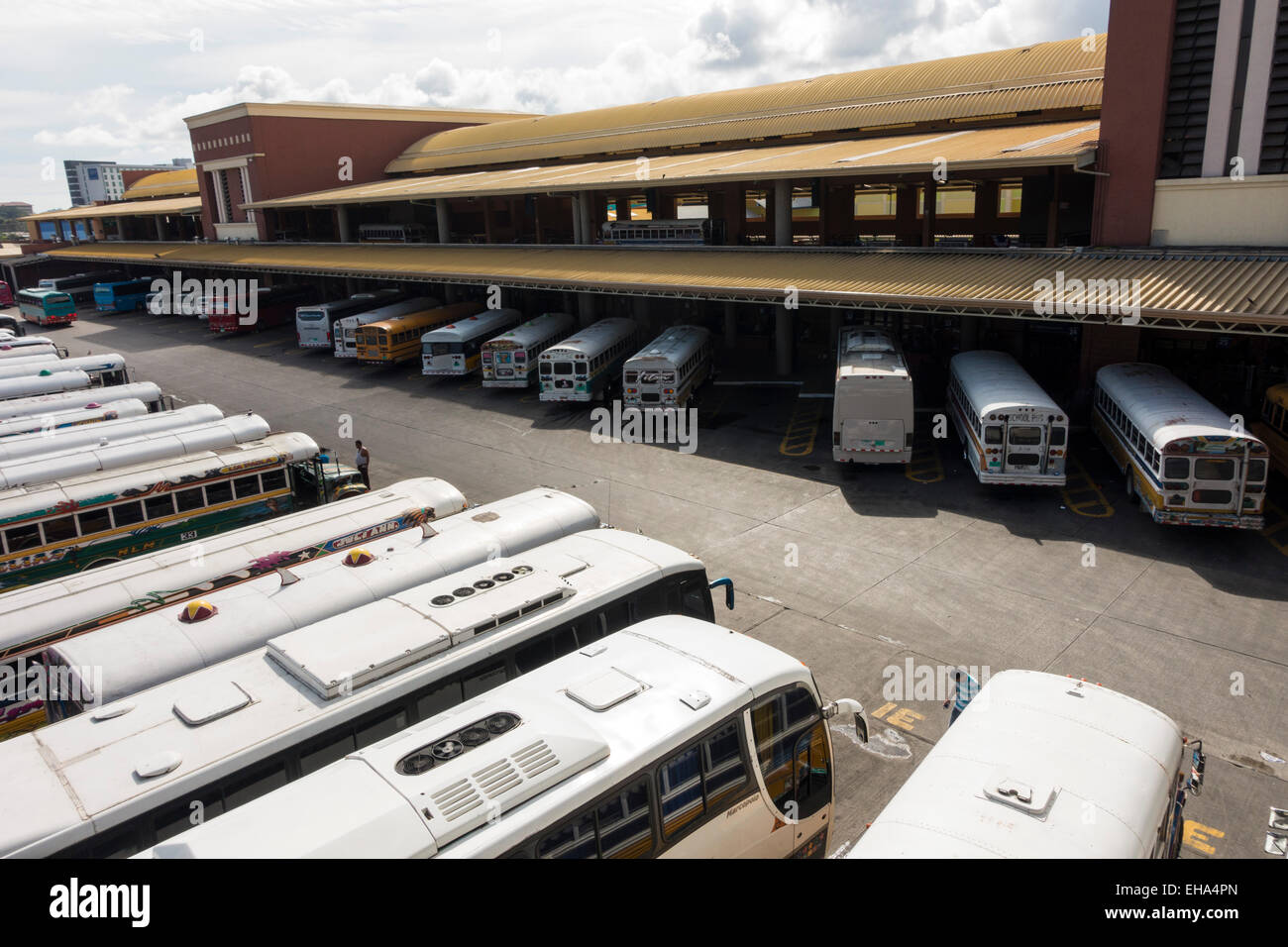 Albrook Bus Terminal, Panama City, Panama Stock Photo Alamy