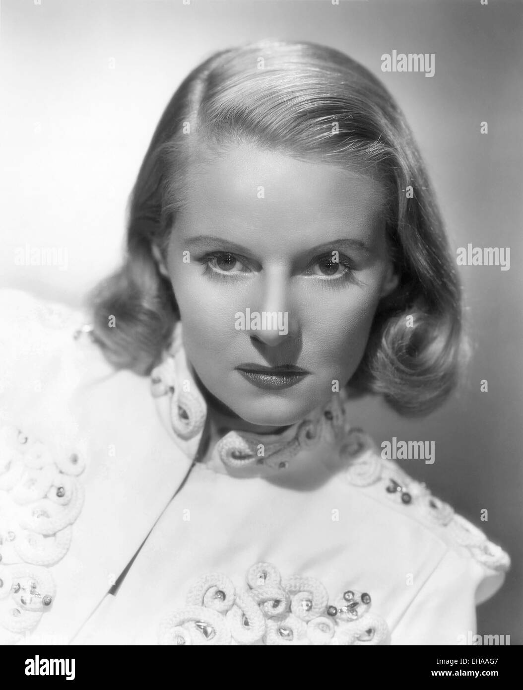 Ann Todd, Portrait on-set of the Film 'So Evil my Love', 1948 Stock Photo