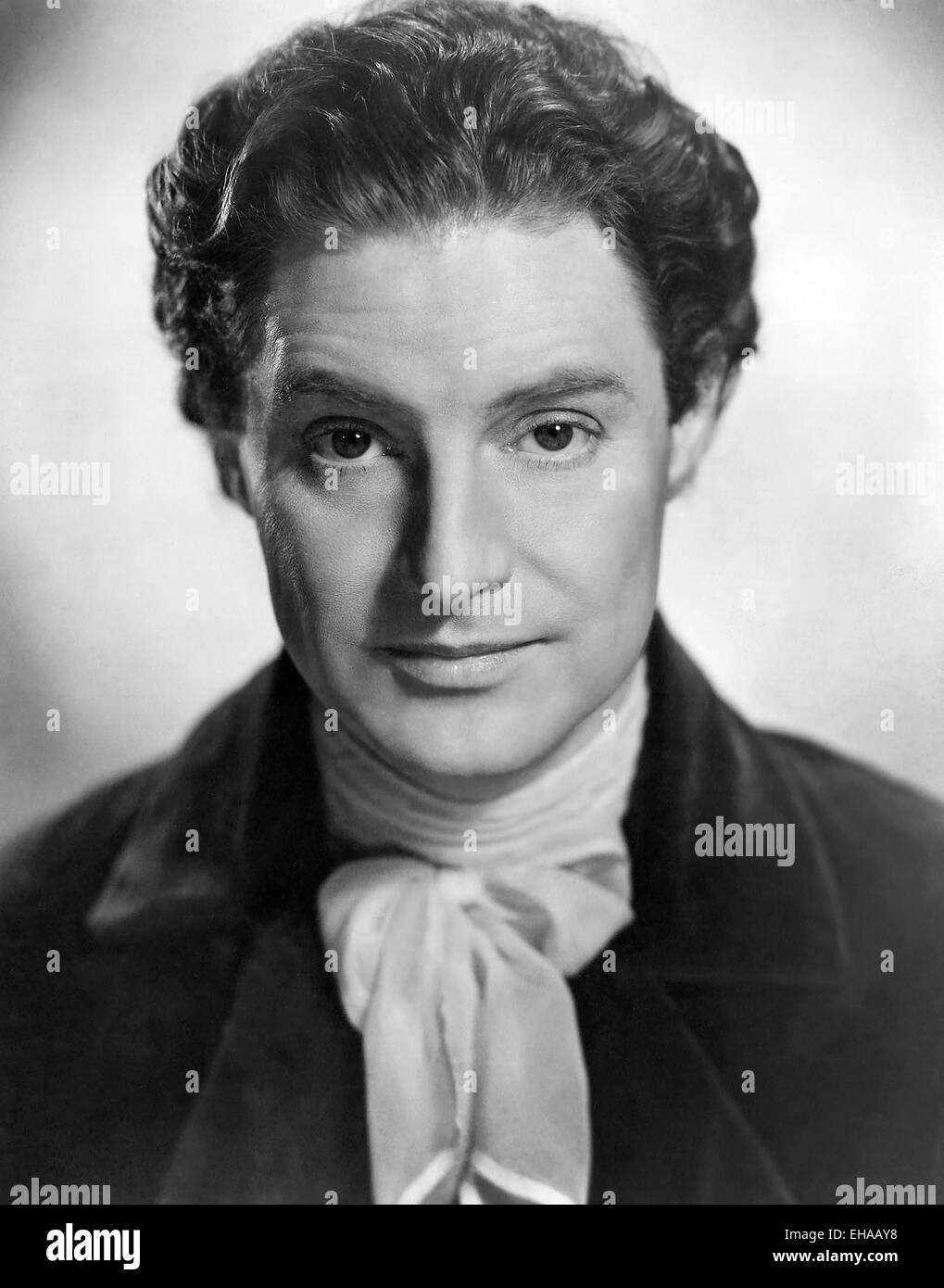 Robert Donat, Portrait for the Film 'The Young Mr. Pitt', 1942 Stock Photo