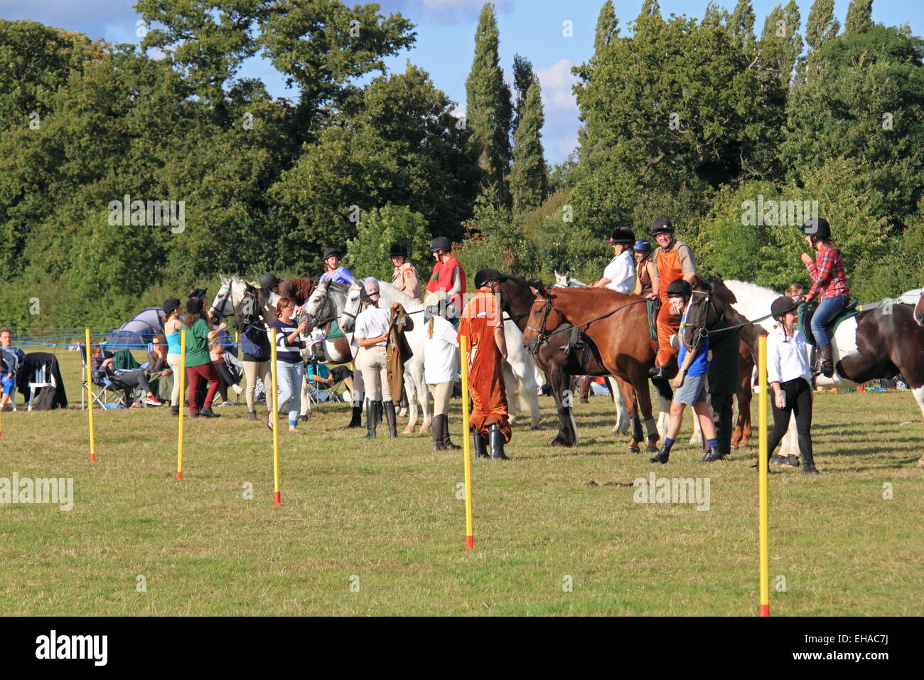 Officers' fancy dress relay race, Horse Rangers Association Gymkhana ...