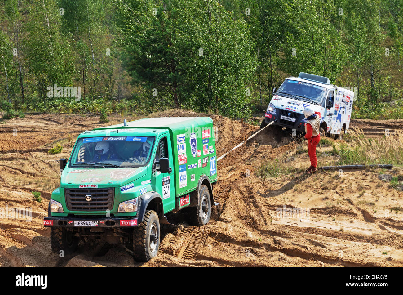 Baha Races Races on a rally-raid on sandy dunes. Rally-raid Baha