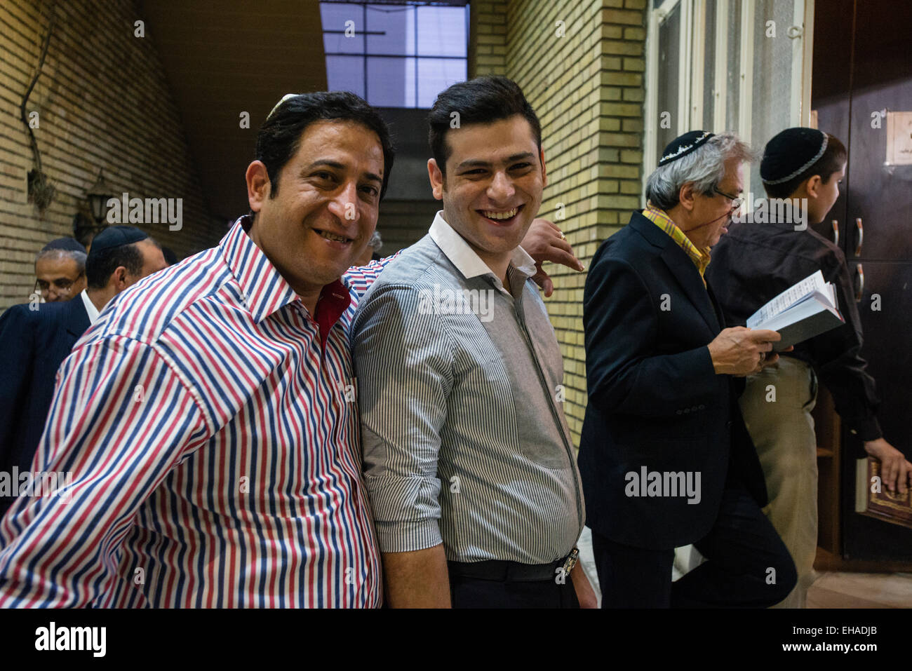 Portrait of young Iranian Jews, who came to one of the biggest