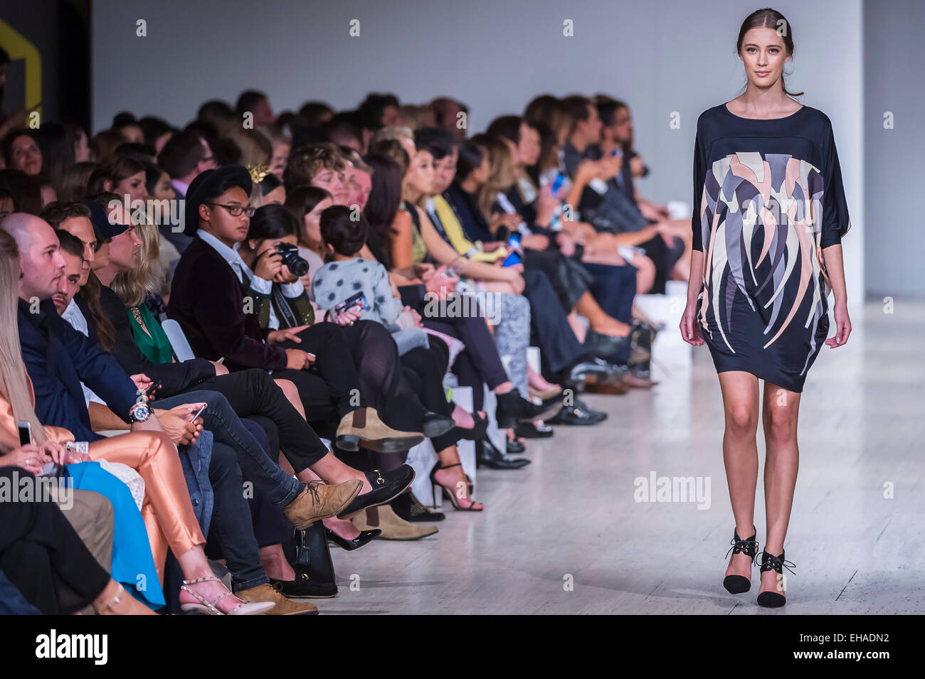 Sydney, Australia. 10th March, 2015. Australian designer Leona Edmiston showcased her Spring 