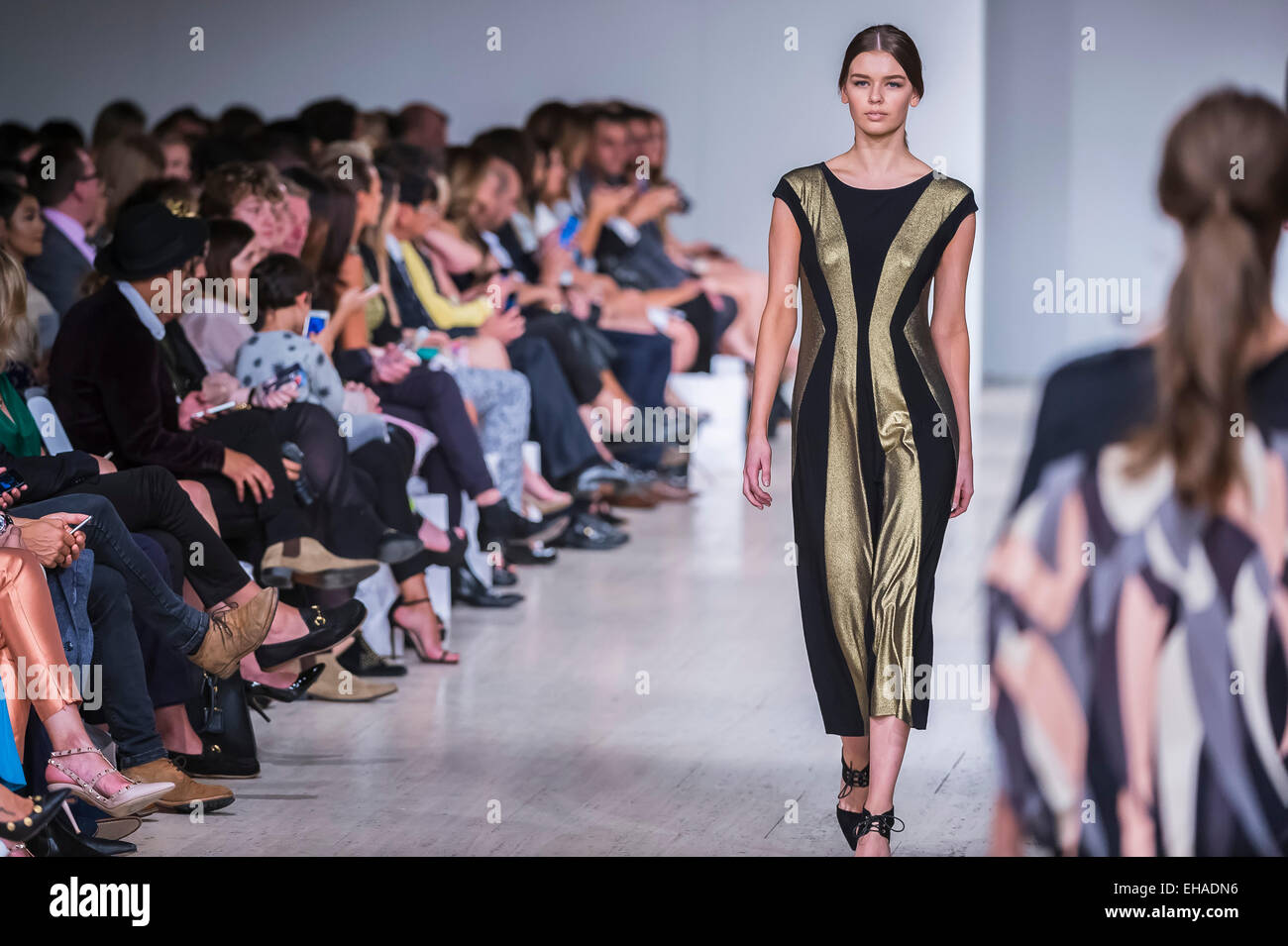 Sydney, Australia. 10th March, 2015. Australian designer Leona Edmiston showcased her Spring 