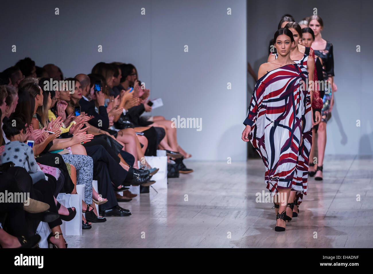 Sydney, Australia. 10th March, 2015. Australian designer Leona Edmiston showcased her Spring 