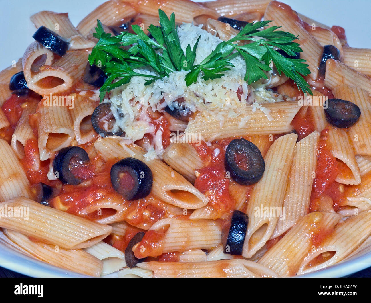 Turkish Style Pasta Stock Photo Alamy