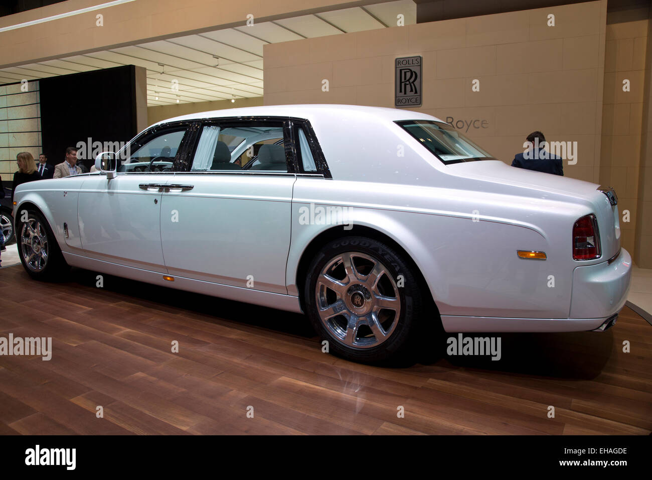 Rolls Royce Phantom Serenity at the Geneva motor show 2015 Stock Photo