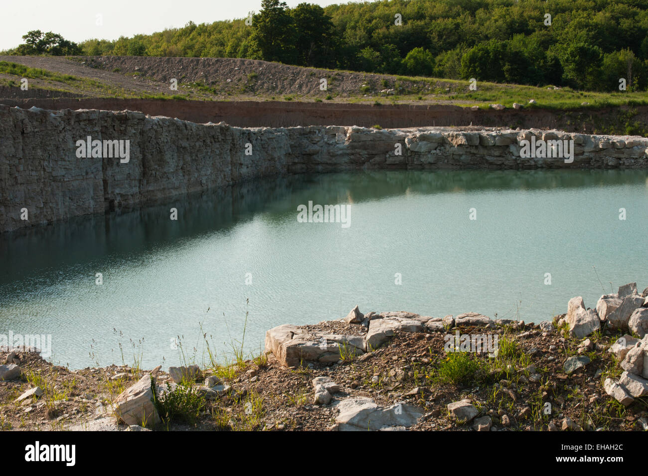 Section of gravel quarry hires stock photography and images Alamy