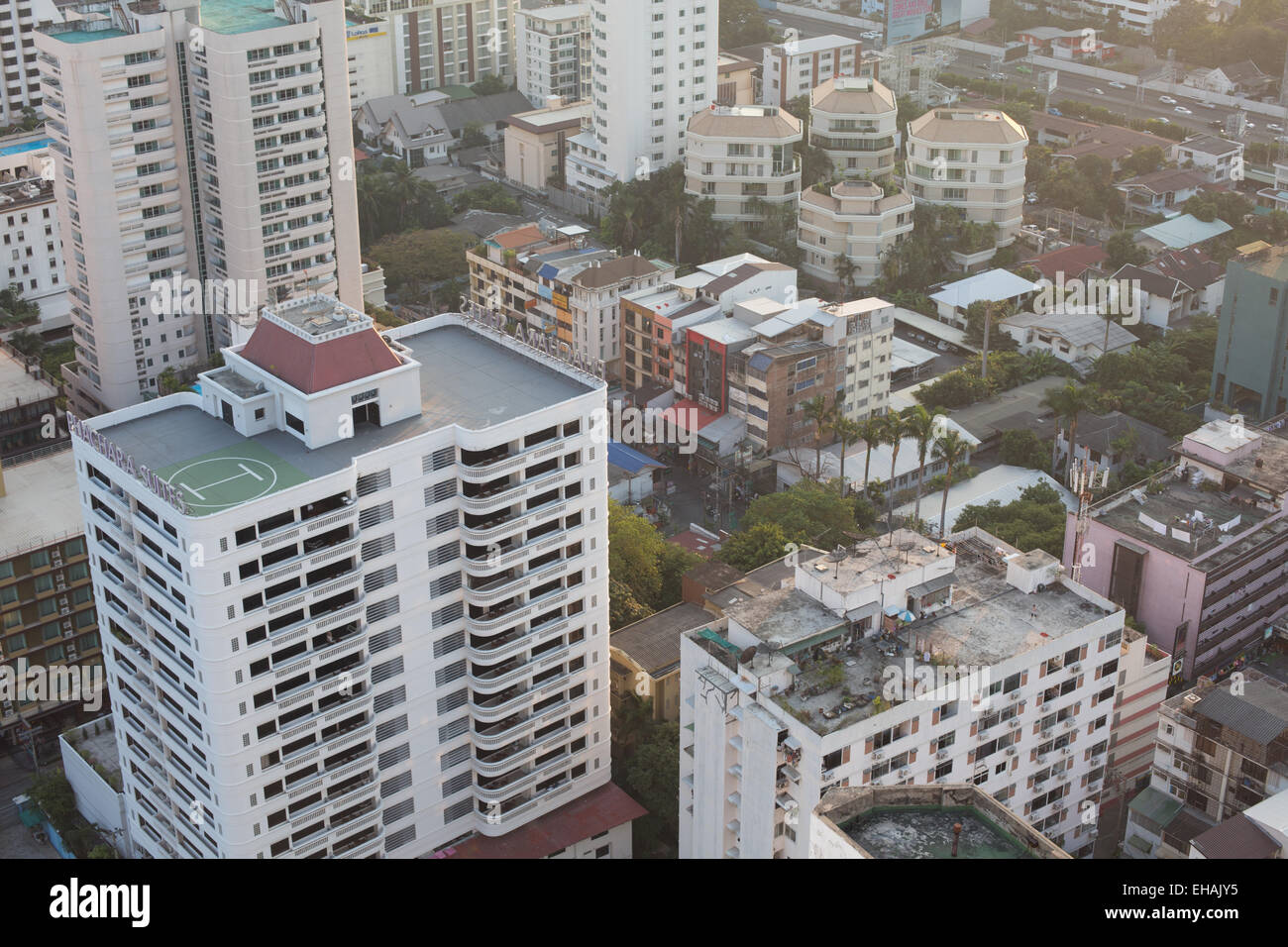 Bangkok city skyline during sunset Stock Photo - Alamy