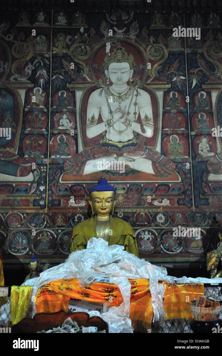 Shalu Monastery Stock Photo