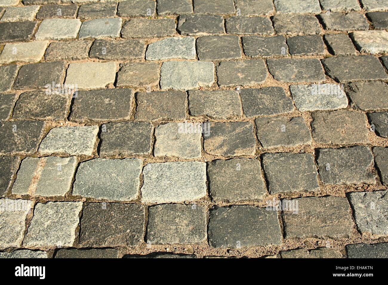 stones paving the old texture background Stock Photo