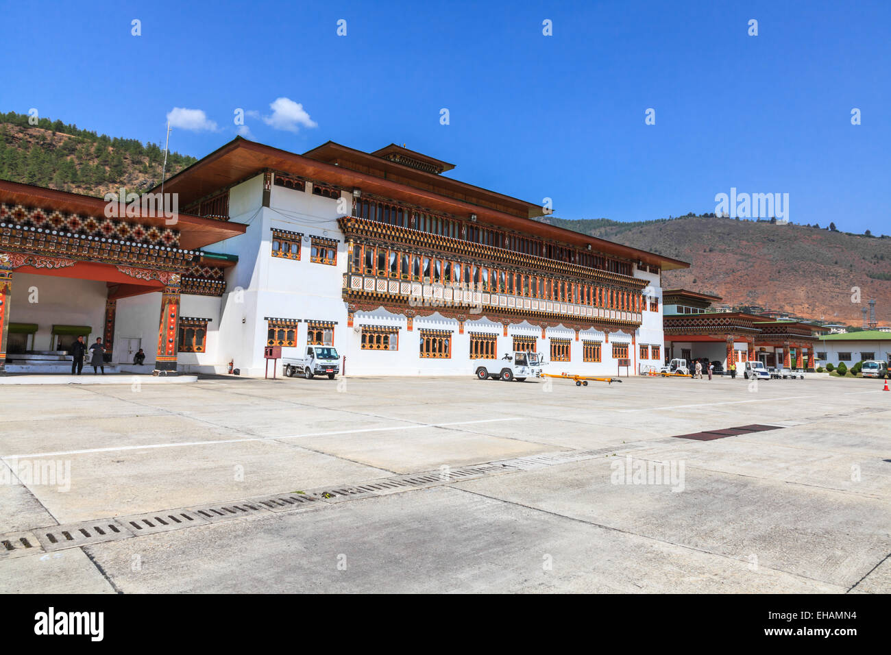 Paro Airport Stock Photo