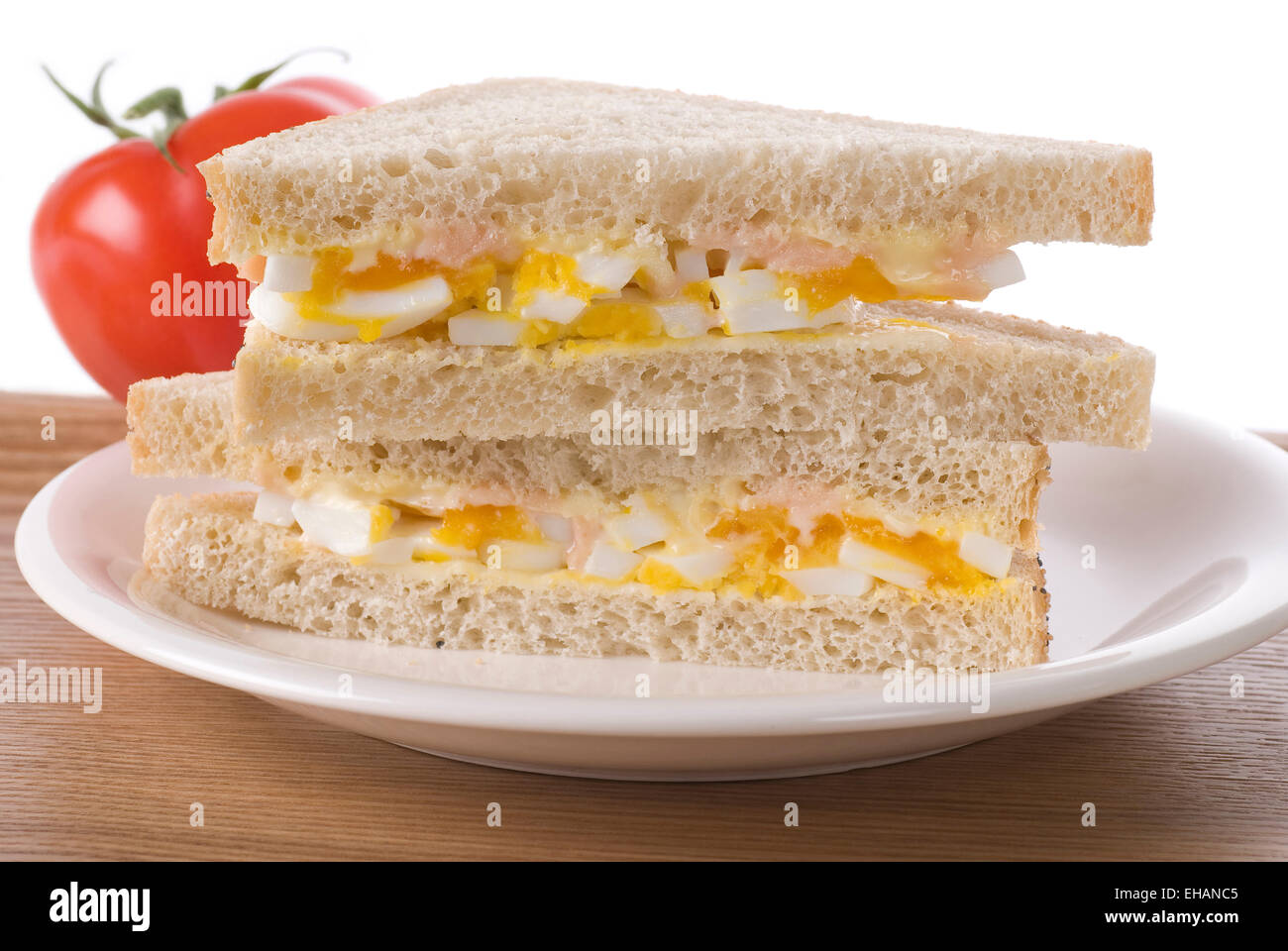 Egg, mayonnaise an caviar sandwich Stock Photo Alamy