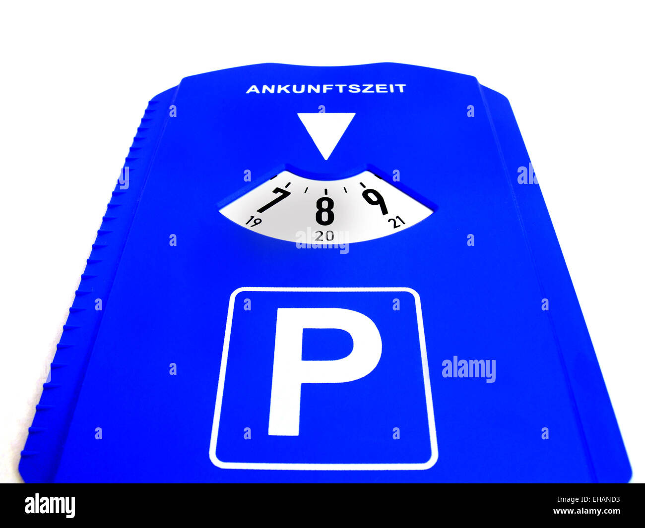Parkscheibe / parking disk Stock Photo - Alamy