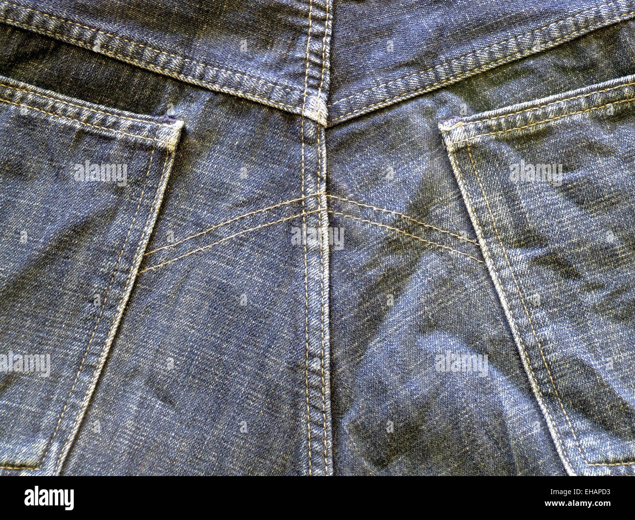 Jeans / denim trouser Stock Photo