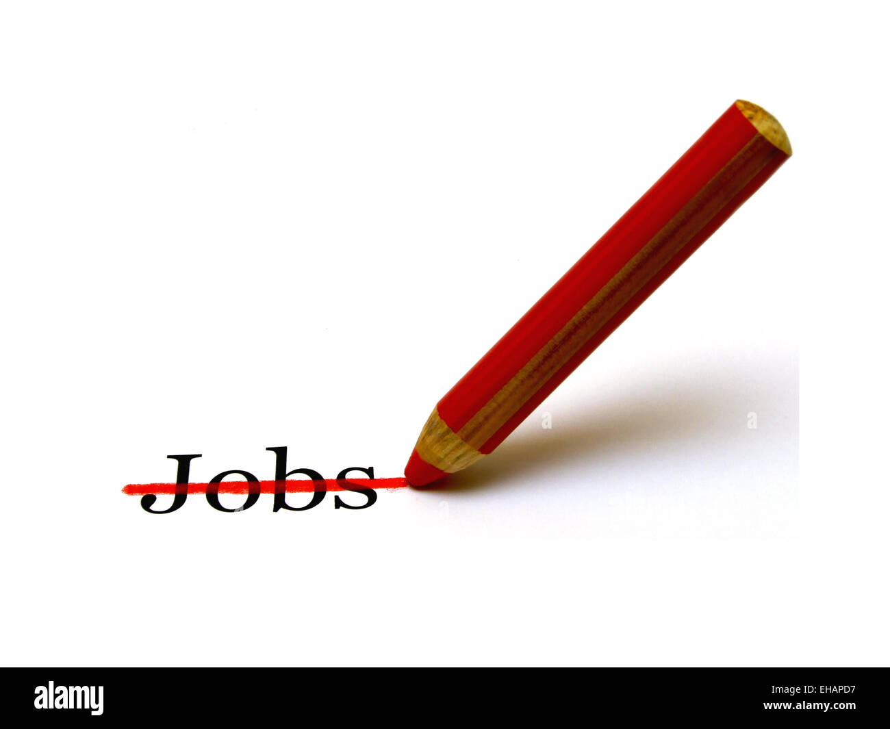 weg / job cuts Stock Photo