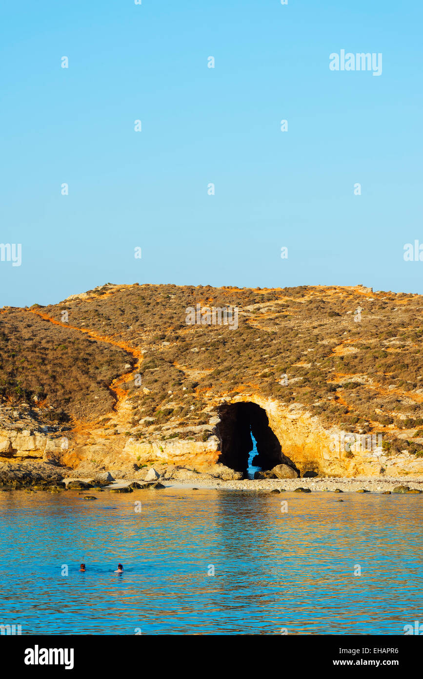 Mediterranean Europe, Malta, Comino island, Blue Lagoon Stock Photo