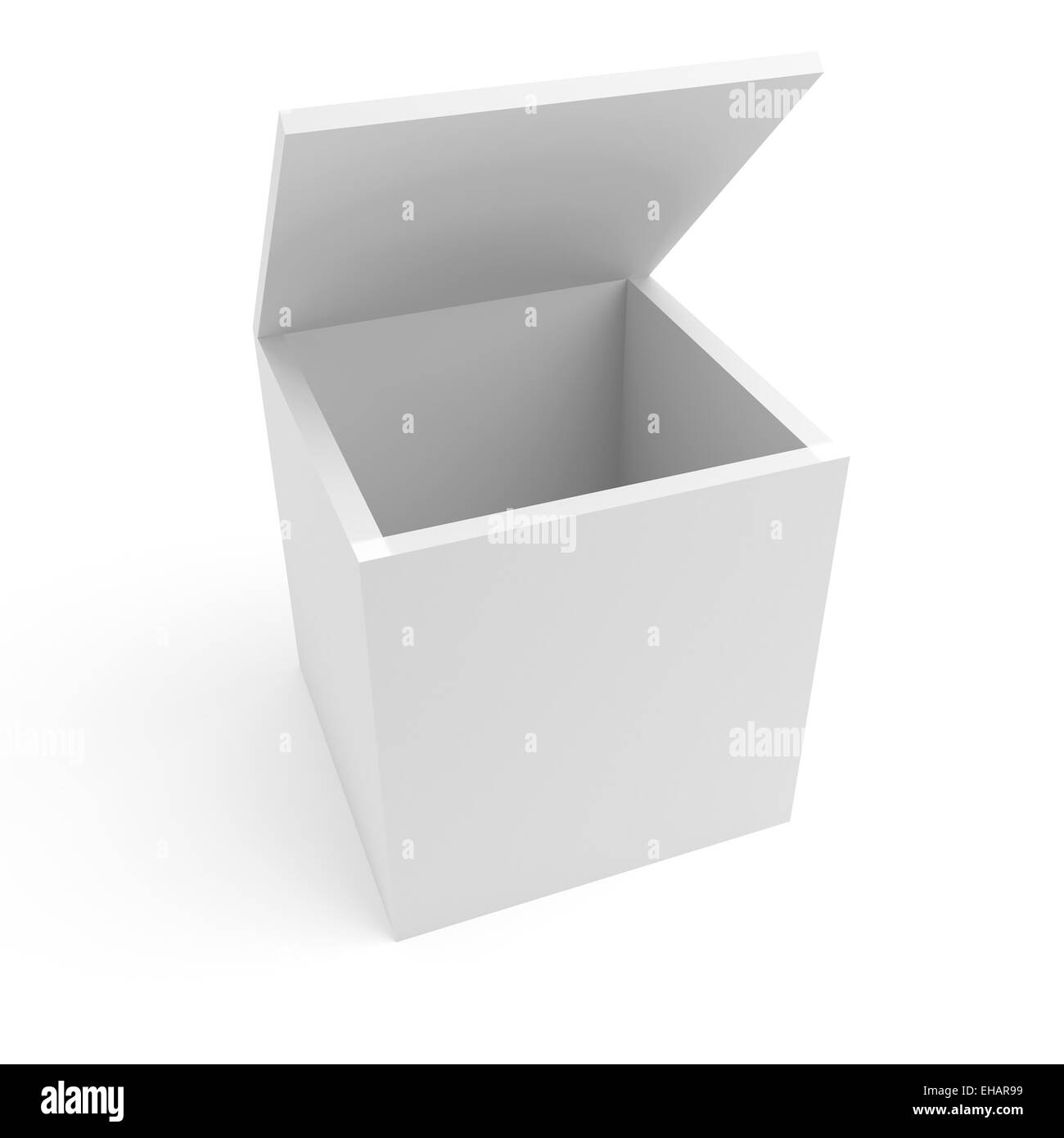 big open cardboard box Stock Photo Alamy