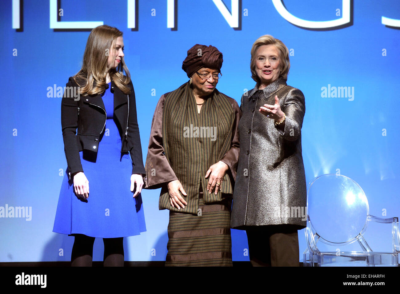 Chelsea Clinton Liberian President Ellen Johnson Sirleaf And