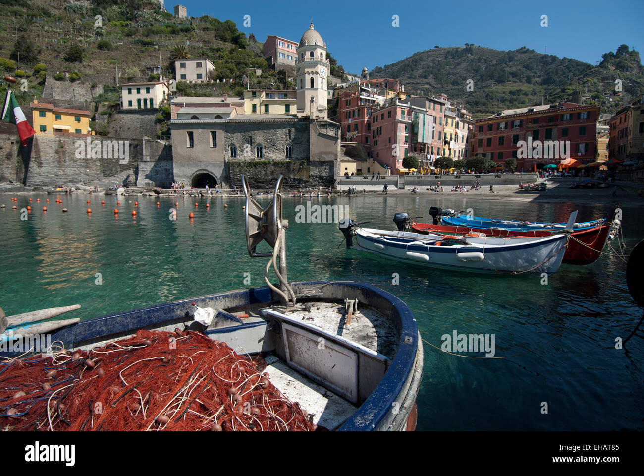 Vernazza in Cinque Terre, Italy Stock Photo