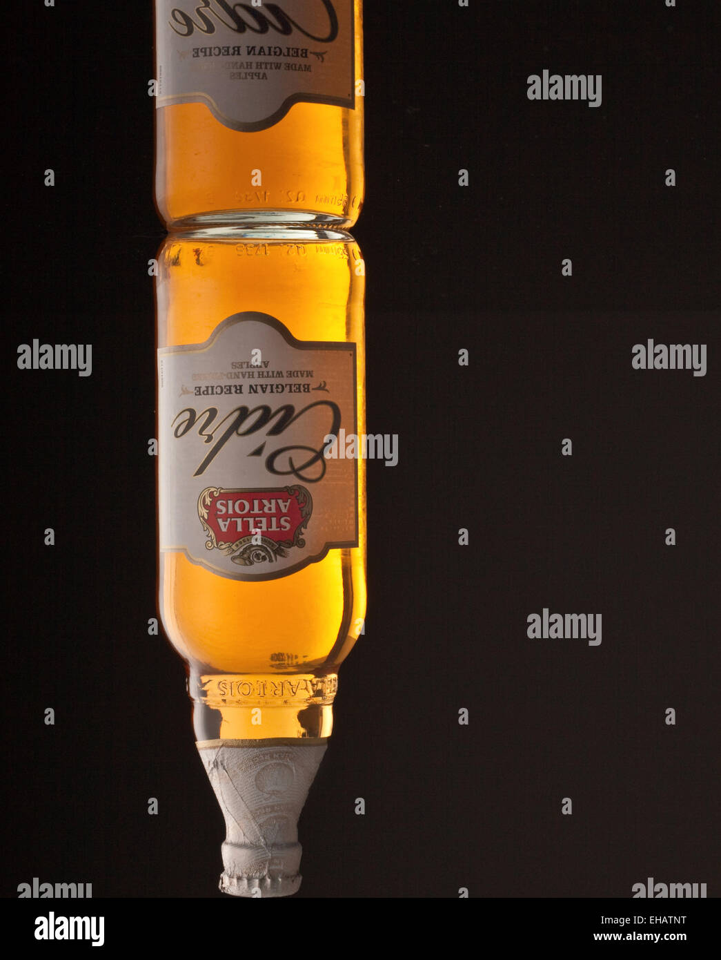 Bottle of Cidre/Cider Stock Photo Alamy