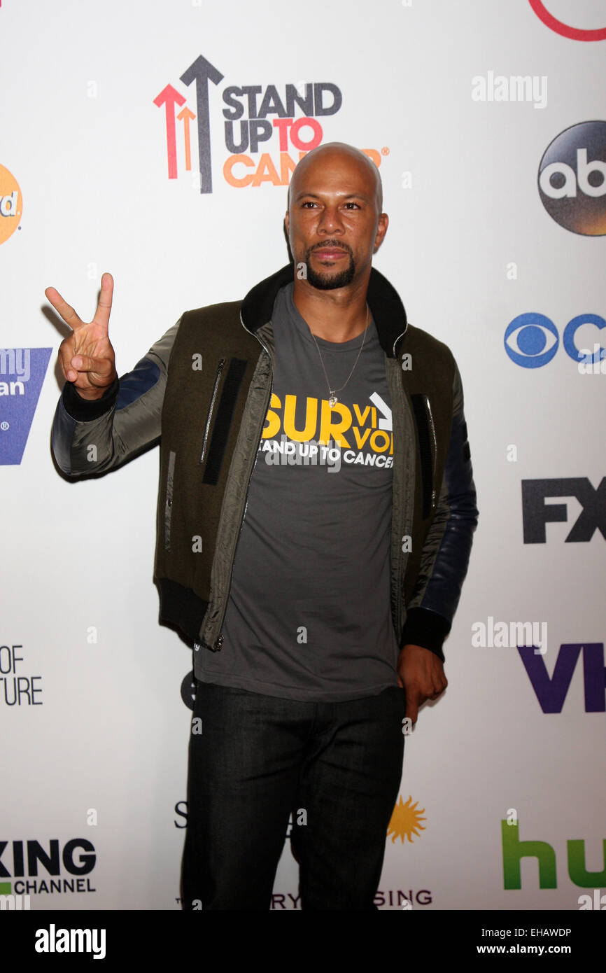 Stand Up 2 Cancer Telecast Arrivals 2014 Featuring: Common Where: Los Angeles, California, United States When: 06 Sep 2014 Stock Photo