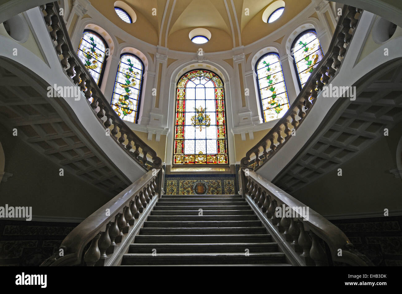 university, Valladolid, Spain Stock Photo