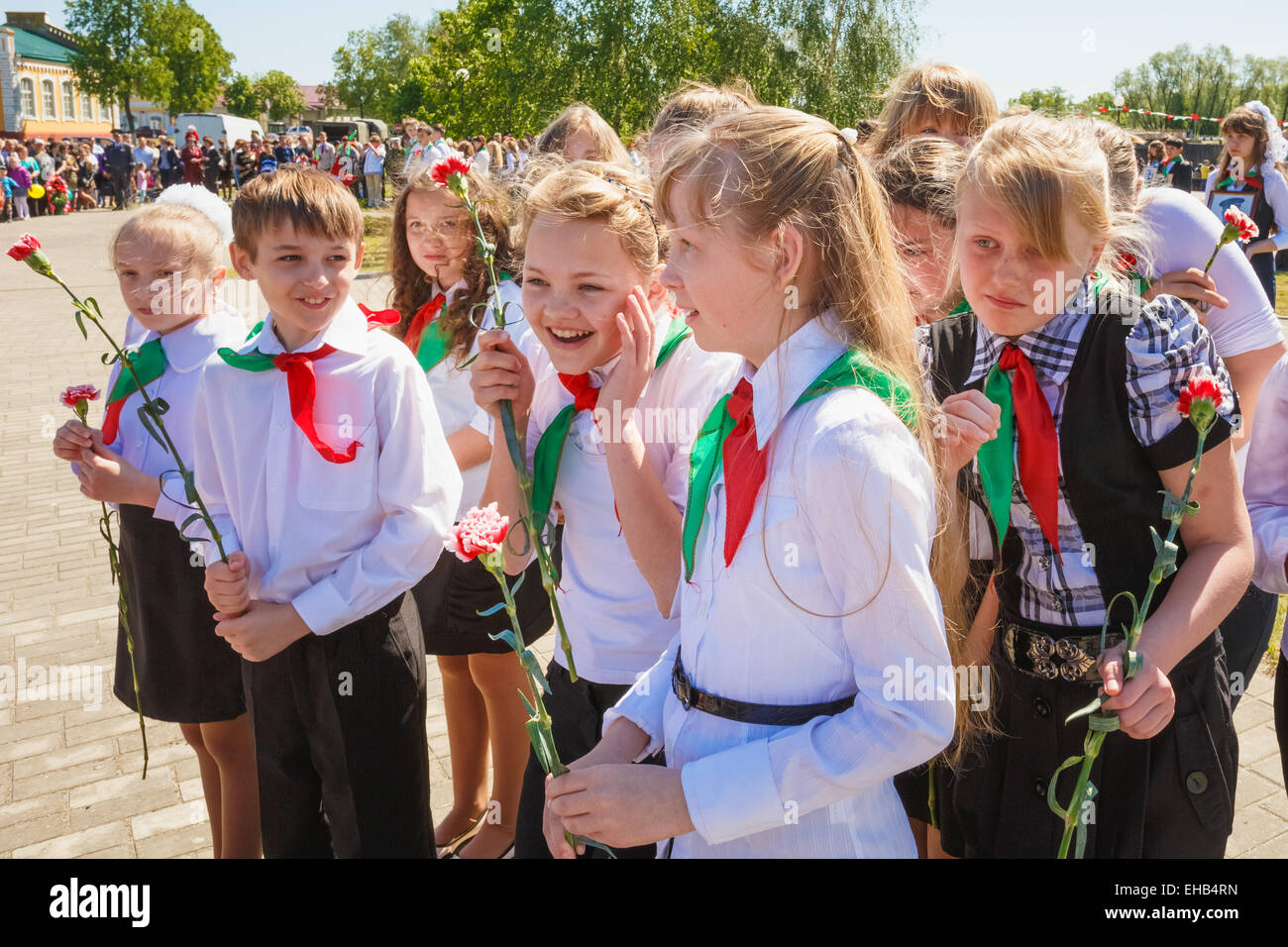 Reaction of Unidentified Belarusian schoolchildren to sounds of ...