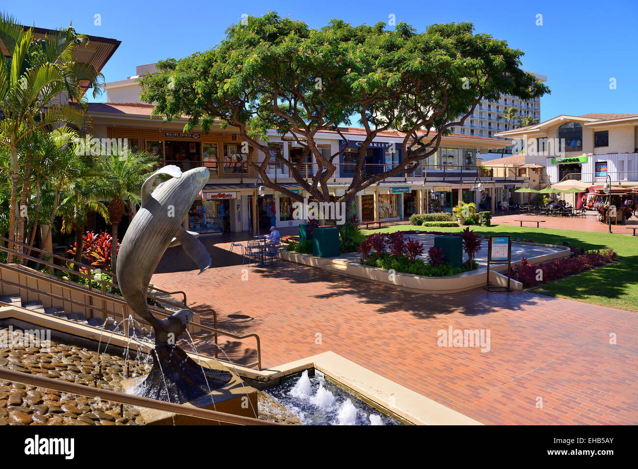 Whaler's Village in Ka'anapali, Maui, Hawaii, USA Stock Photo Alamy