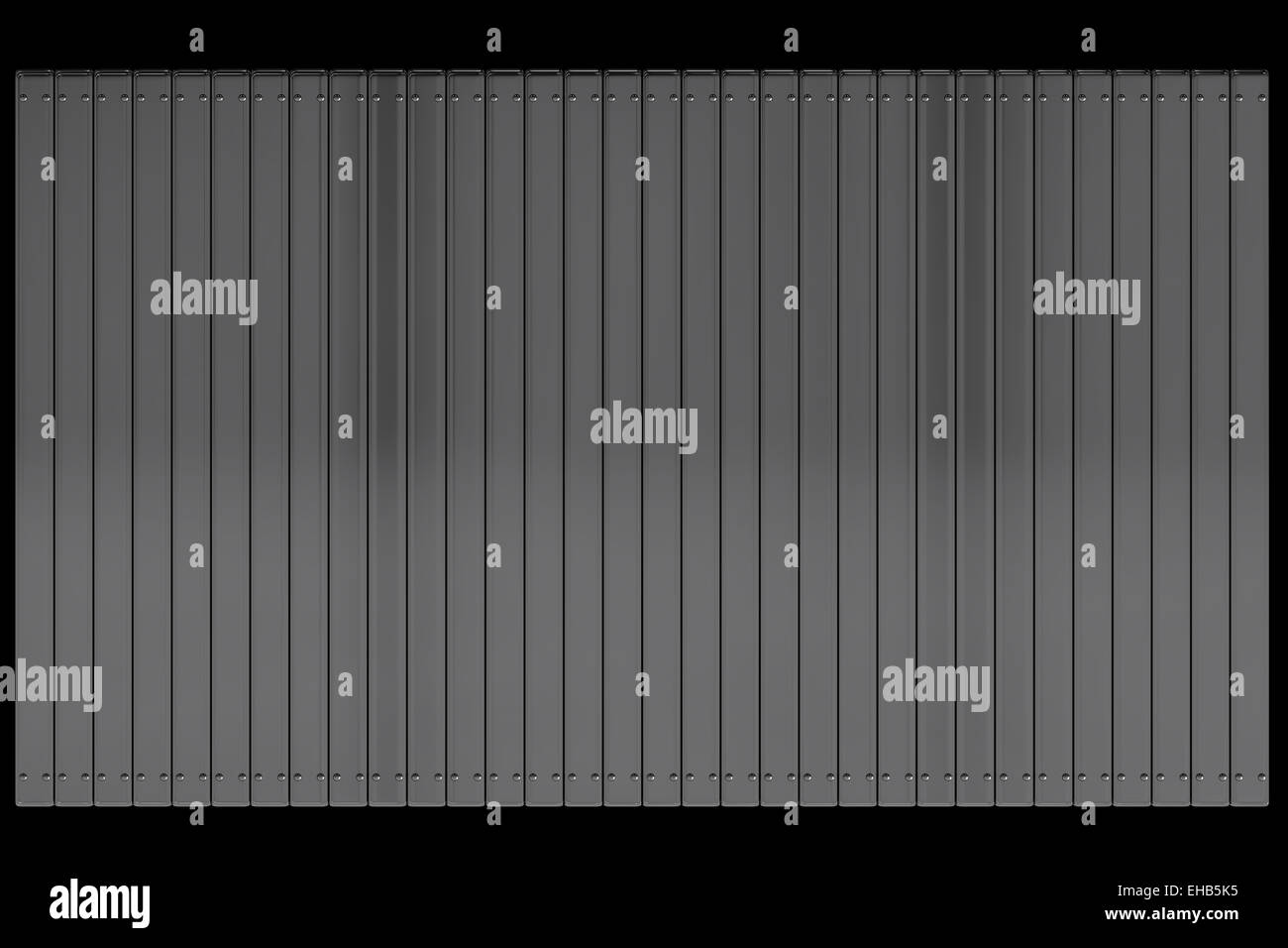 Metal shutters with rivets Stock Photo - Alamy