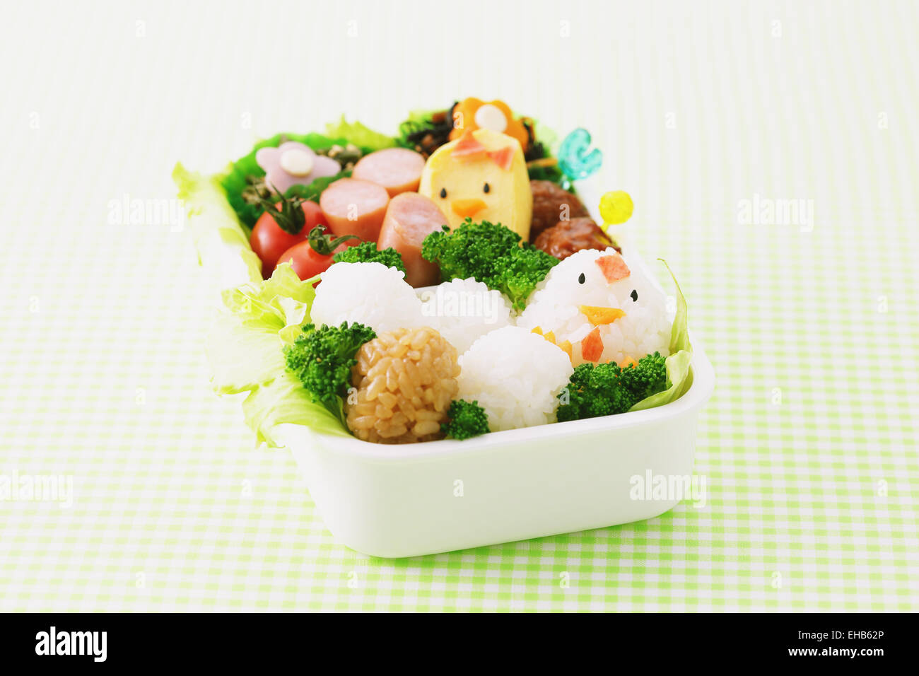 Japanese style character lunch box Stock Photo - Alamy