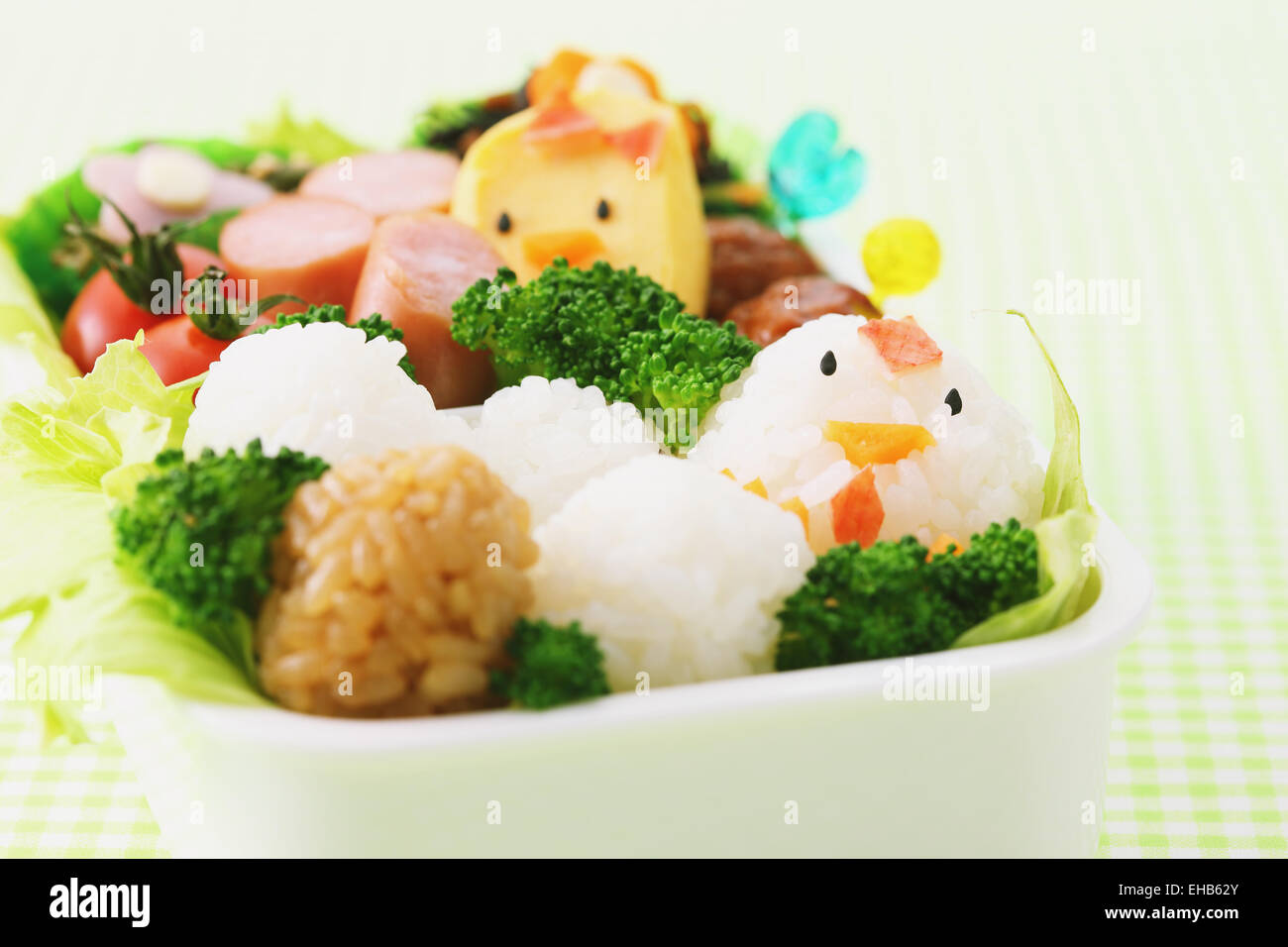 Japanese style character lunch box Stock Photo - Alamy