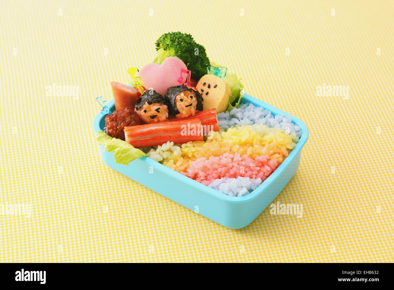 Japanese style character lunch box Stock Photo - Alamy
