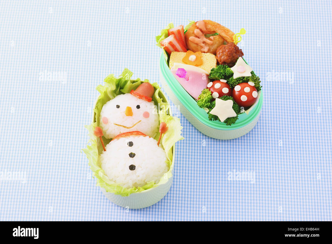 Japanese style character lunch box Stock Photo - Alamy