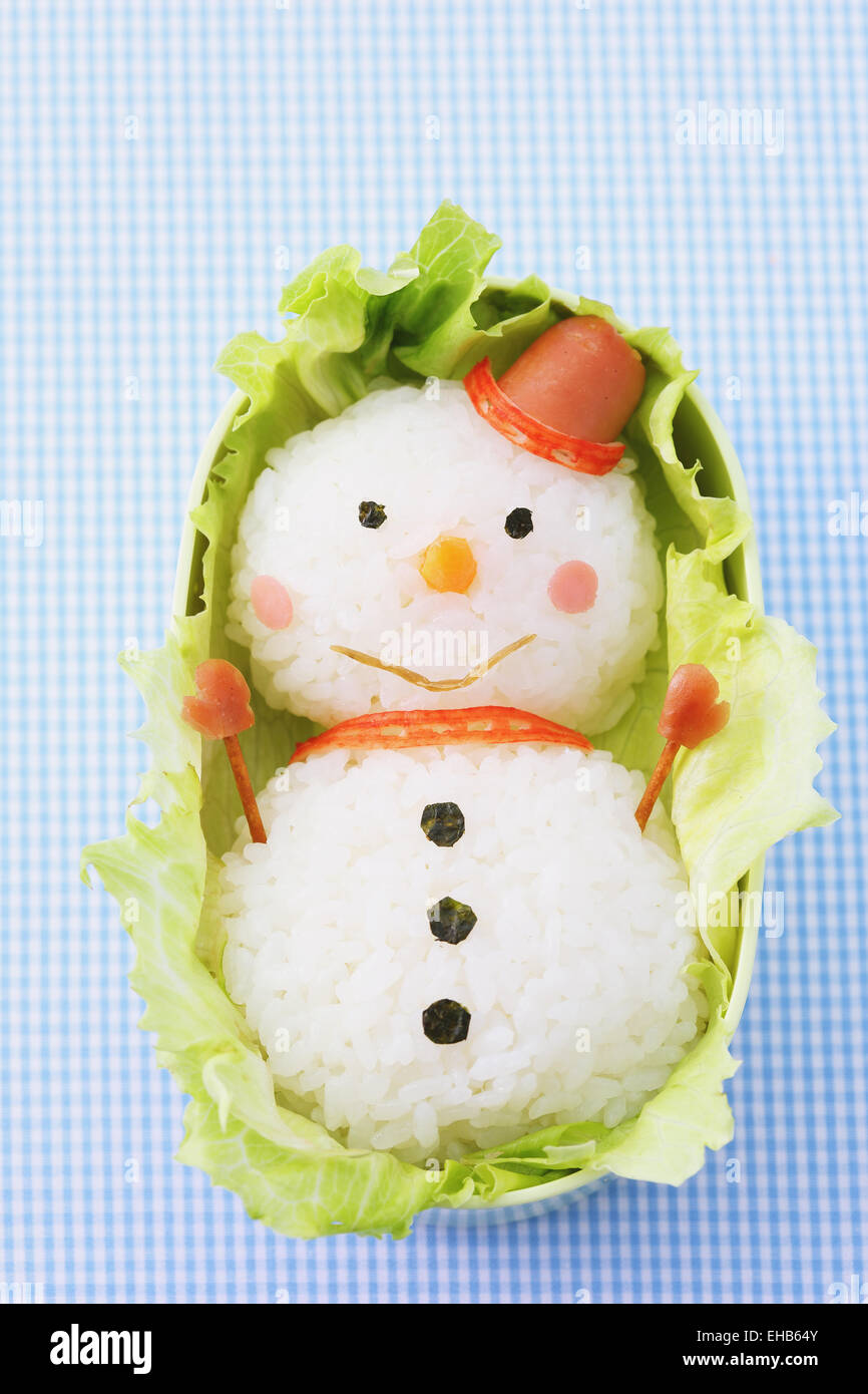Japanese style character lunch box Stock Photo - Alamy