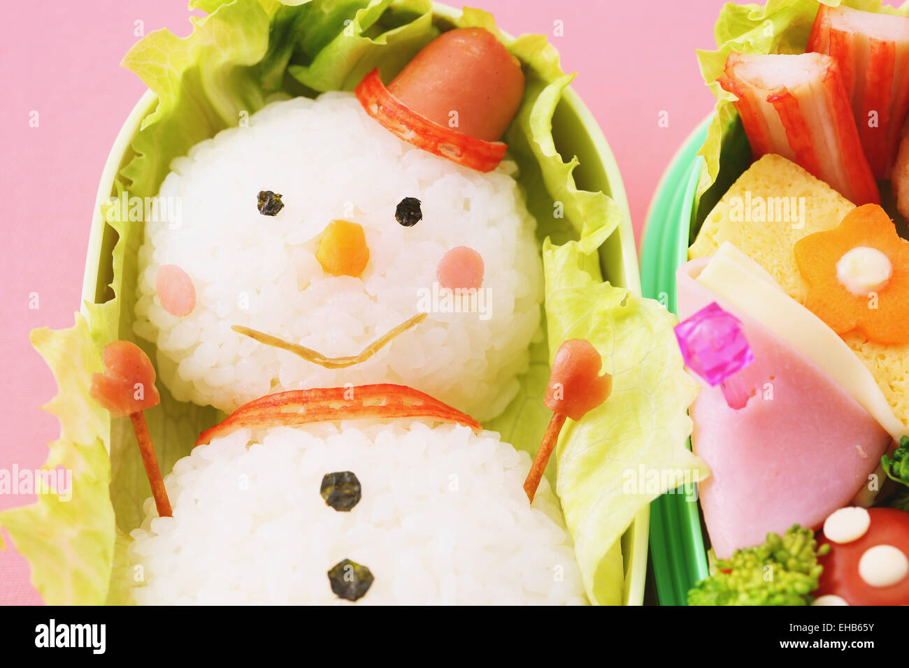 Japanese style character lunch box Stock Photo - Alamy