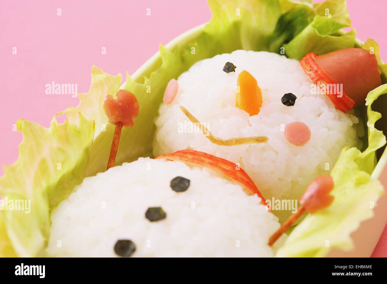 Japanese style character lunch box Stock Photo - Alamy