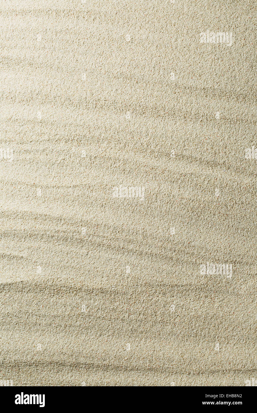 Markings in sand Stock Photo