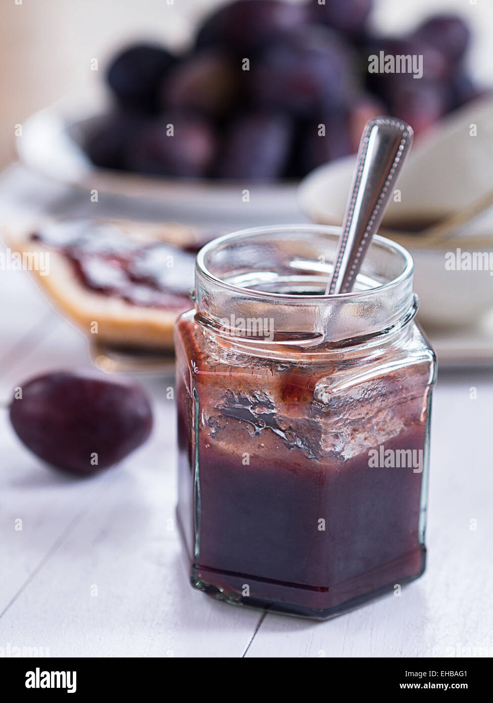 Pflaumenmus marmelade hi-res stock photography and images - Alamy