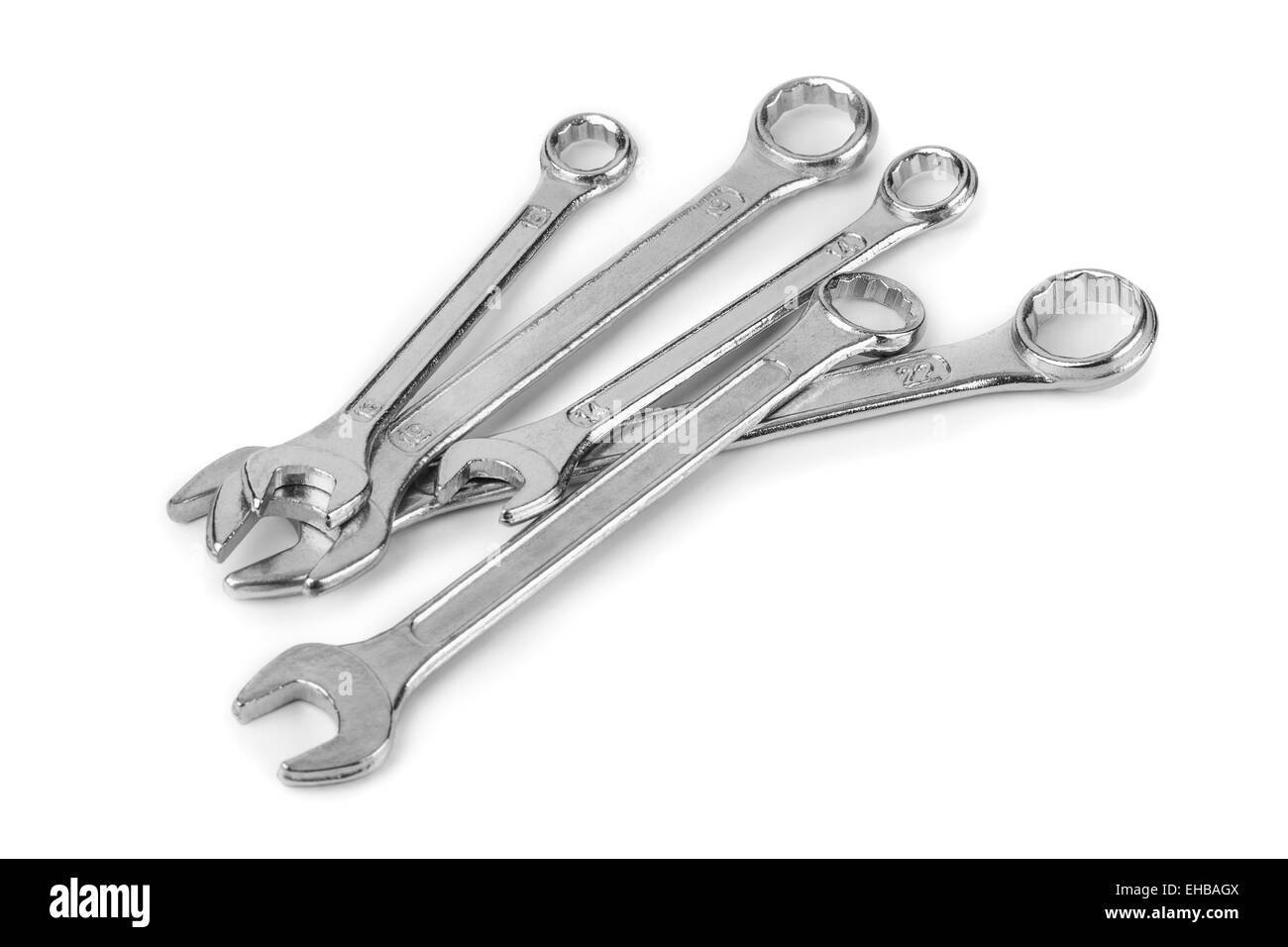 Set of wrenches Stock Photo Alamy