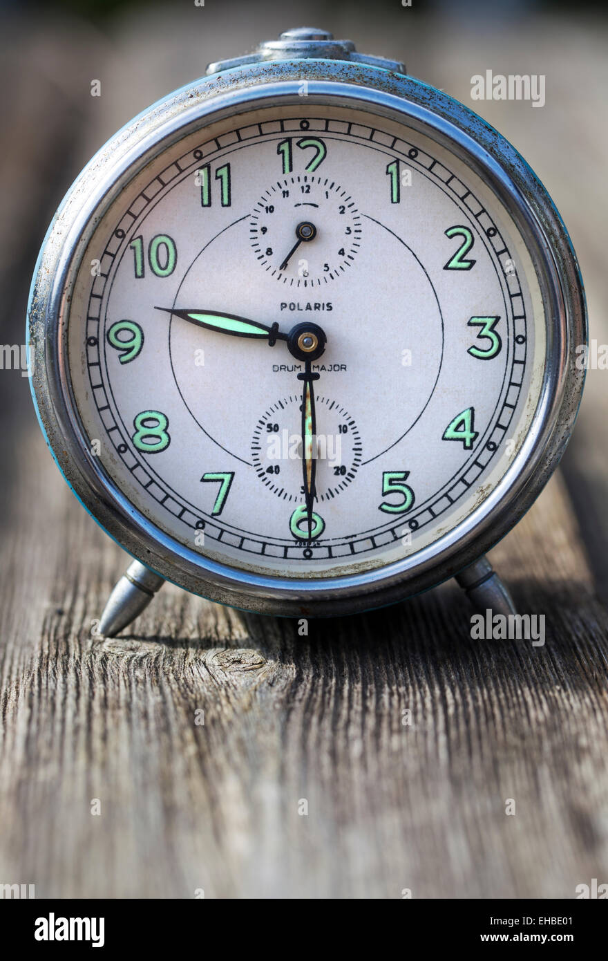 Vintage Alarm Clock Stock Photo Alamy
